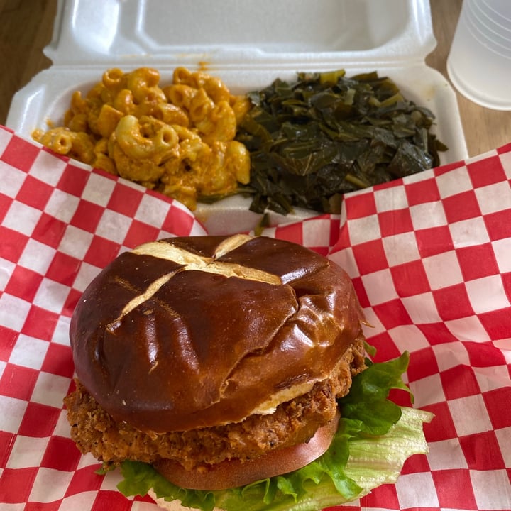 photo of A Peace of Soul Vegan Kitchen (formerly Lamb's Bread Vegan Cafe) Chicken sandwich shared by @easyonle on  13 Sep 2020 - review