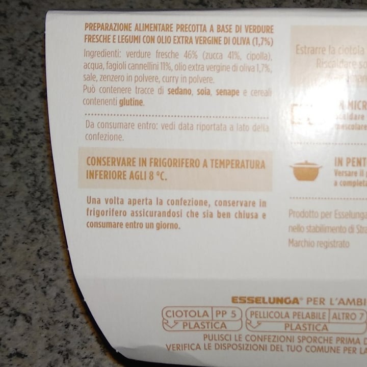 review photo of Esselunga Crema di verdure con Zucca e Fagioli Cannellini shared by @mariamerry on 19 Dec 2021 - review
