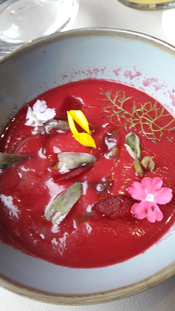 review photo of Misura Restaurant Gazpacho de remolacha asada shared by @bequisa9 on 16 Sep 2019 - review