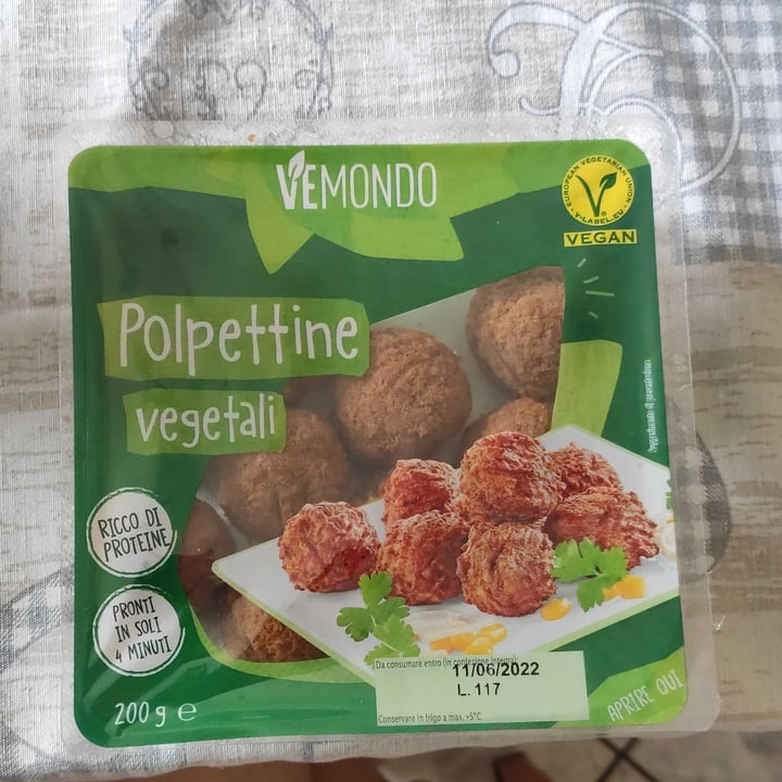 review photo of Vemondo Polpettine vegetali shared by @giadamirabile on 29 May 2022 - review