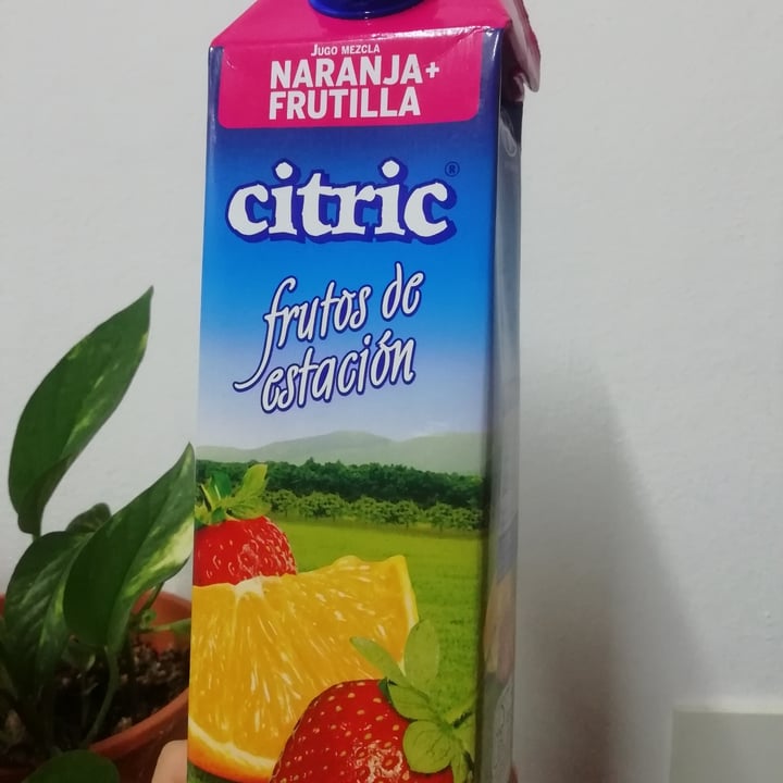 photo of Citric Jugo de Naranja y Frutilla - Frutos de estación shared by @marusal on  27 May 2021 - review