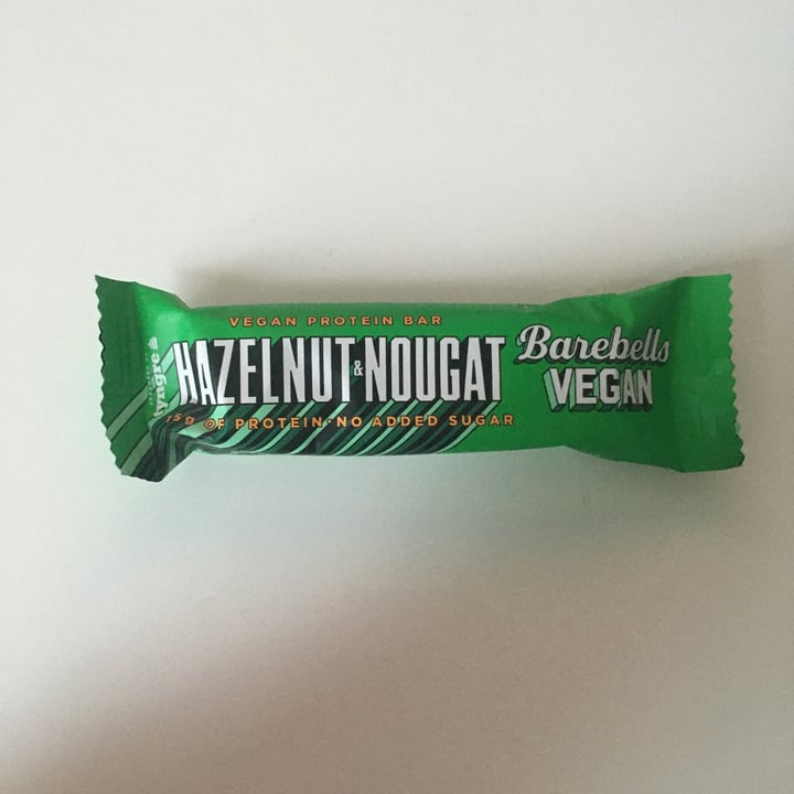 photo of Barebells Vegan Hazelnut&nougat protein bar shared by @kypjak on  17 Oct 2021 - review