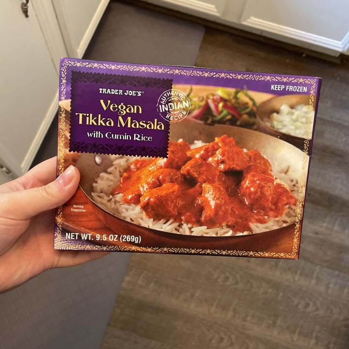 review photo of Trader Joe's Vegan Tikka Masala with Cumin Rice shared by @tcfoster on 23 Jul 2021 - review