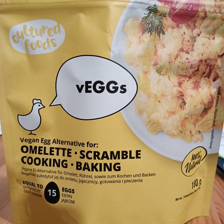 photo of Cultured Foods Vegan Egg Alternative For Omelette, Scramble, Cooking, Baking shared by @marcommont on  02 Oct 2022 - review