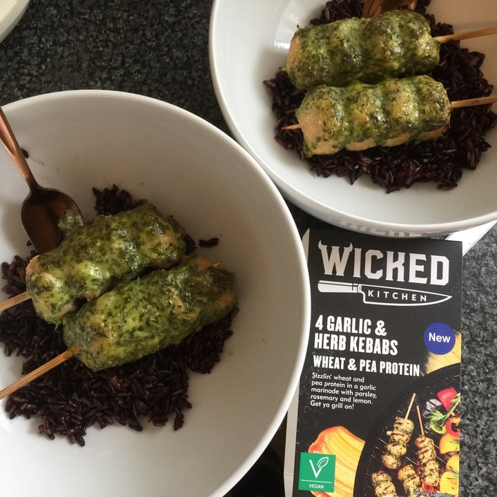 photo of Wicked 4 Garlic & Herb Kebabs shared by @ameriamber on  09 Apr 2021 - review