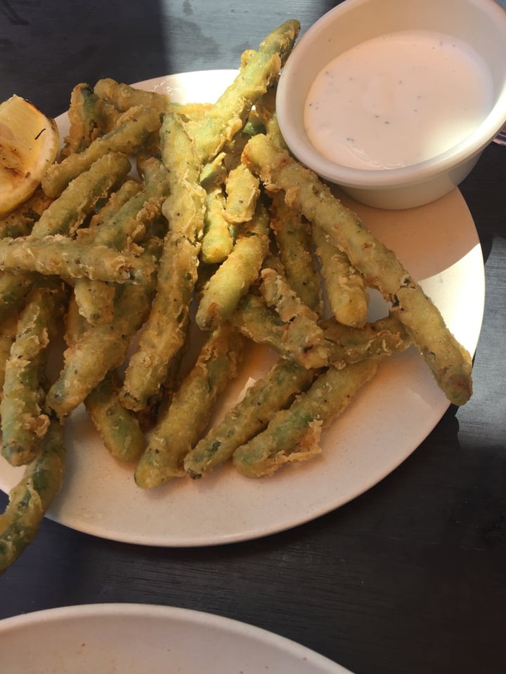 review photo of Veggie Grill Tempura green bean stack shared by @veganadventurer on 15 Jul 2019 - review