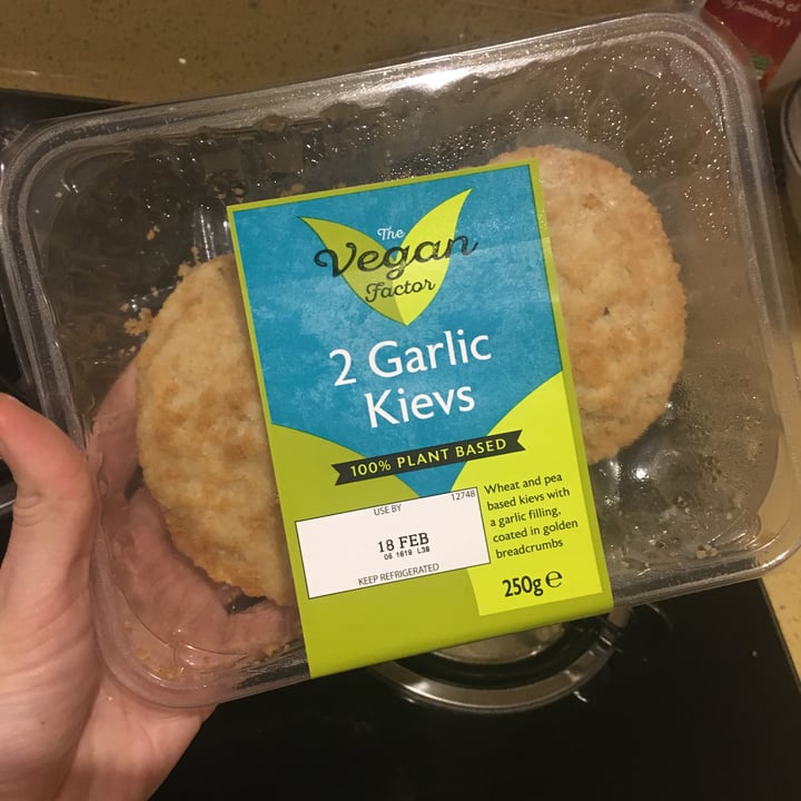 photo of The Vegan Factor Garlic chicken Kievs shared by @rebeccag on  21 Mar 2021 - review