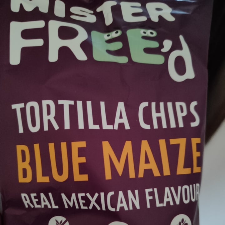 photo of Mister Free'd Tortilla Chips Blue Maze shared by @queeervegan on  22 Jun 2021 - review