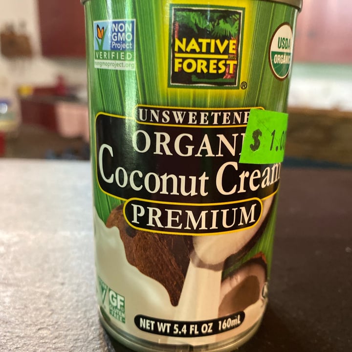 photo of Native Forest Organic Premium Coconut Cream shared by @veganheidi on  21 Jun 2021 - review