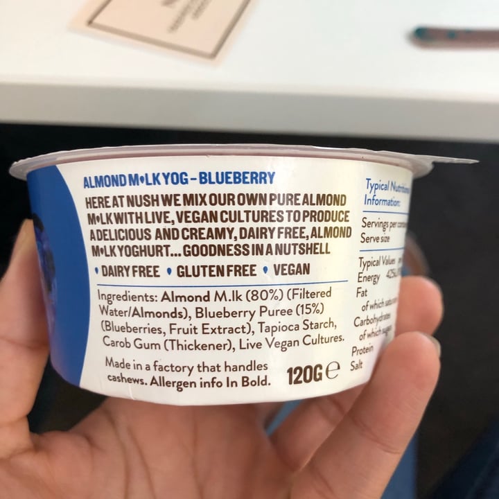 photo of Nush Almond Milk Yog Blueberry shared by @nathz on  30 May 2020 - review