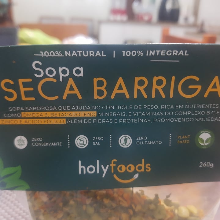 review photo of Holy Foods Ltda. Sopa Seca Barriga shared by @fabianerocha on 09 May 2022 - review