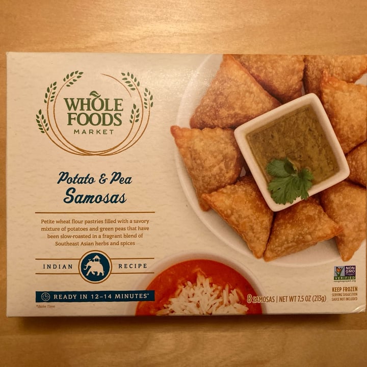 photo of Whole Foods Market Potato & Pea Samosas shared by @daisy20 on  15 Nov 2021 - review