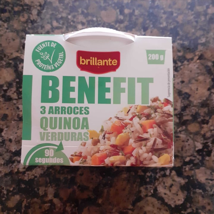 photo of Brillante Benefit 3 arroces, quinoa, verduras shared by @judiiith18 on  18 Jul 2020 - review
