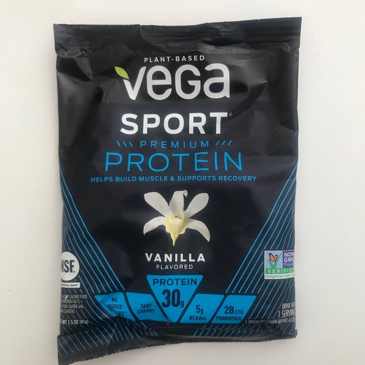photo of Plant-Based Vega  Vega Sport Protein  Vanilla Flavoured shared by @appleappleamanda on  07 Mar 2021 - review