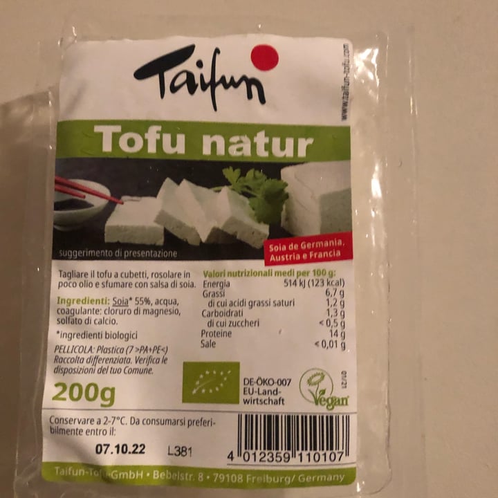 photo of Taifun Tofu shared by @pistacchina on  26 Sep 2022 - review