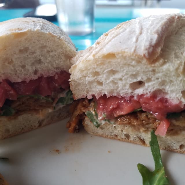 Photo of the dish “Peach Texas Sandwich”