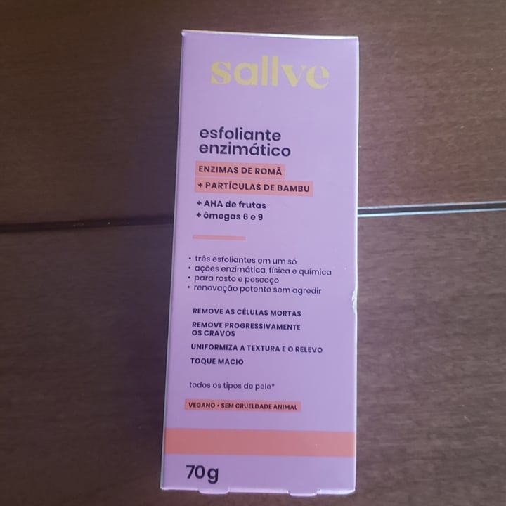 photo of Sallve Esfoliante Enzimático de romã shared by @luana35 on  27 Nov 2022 - review