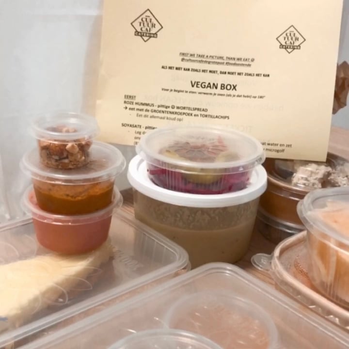 photo of CultuurCafé de Grote Post Vegan box shared by @shanticlaes on  19 Jan 2021 - review