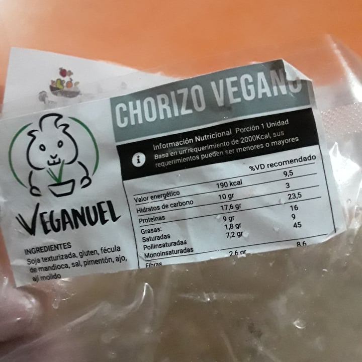 review photo of Veganuel Chorizo shared by @mattecocido on 18 Jan 2022 - review