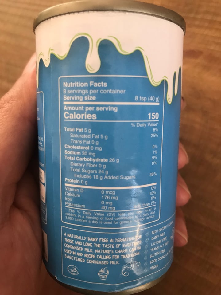 photo of Nature's Charm Condensed Coconut milk - Leche Condensada de Coco shared by @upmyeco on  01 Jul 2019 - review