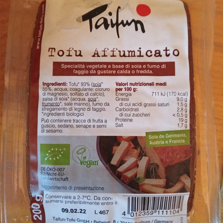 photo of Taifun Tofu Affumicato shared by @scape on  21 Dec 2021 - review