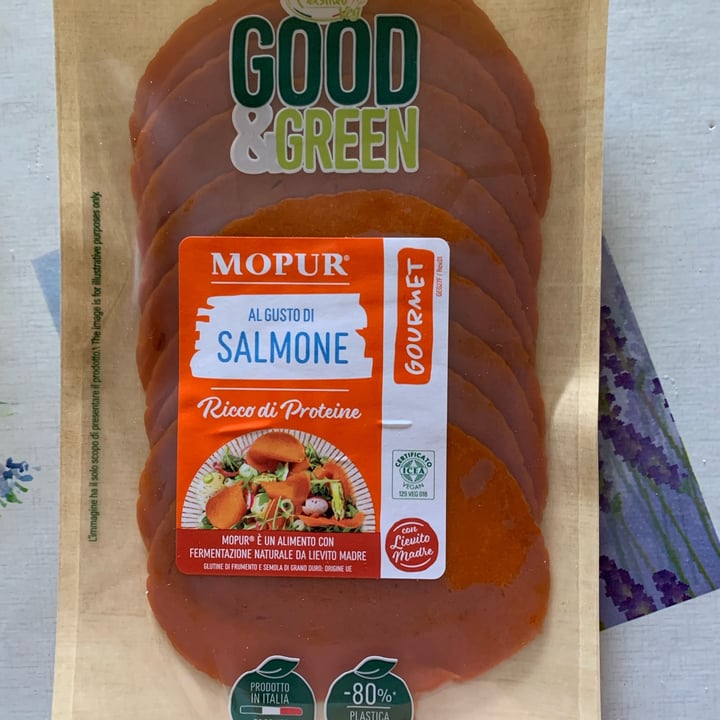 review photo of Good & Green Affettato Di Mopur Al Gusto Di Salmone shared by @laramart on 08 Jun 2022 - review