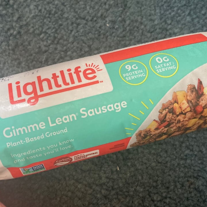photo of Lightlife Gimme Lean Sausage shared by @amberly42 on  25 May 2021 - review