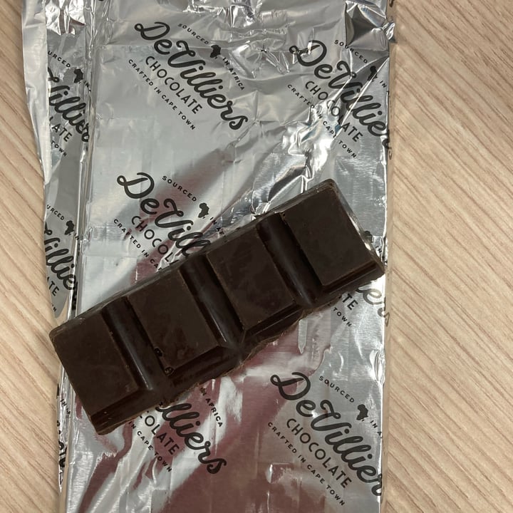 photo of De Villiers Chocolate Orange & Vanilla Dark Chocolate Bar shared by @ctfloof on  28 Oct 2022 - review
