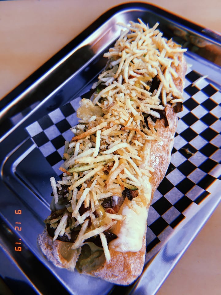 photo of Cafe Leon Interior 6 Local 3 Paseo Del Faro Vegan street dog shared by @helenafox333 on  15 Sep 2019 - review
