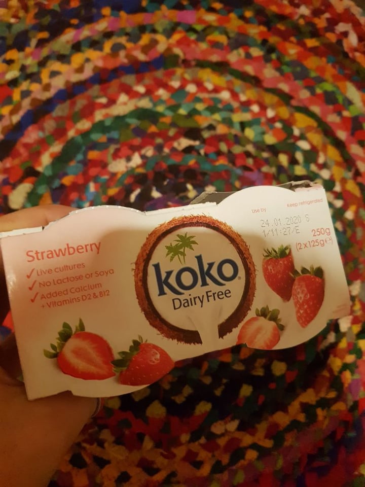 photo of Koko Dairy Free Koko Strawberry Yogurt Alternative shared by @wildearthpatch on  27 Dec 2019 - review