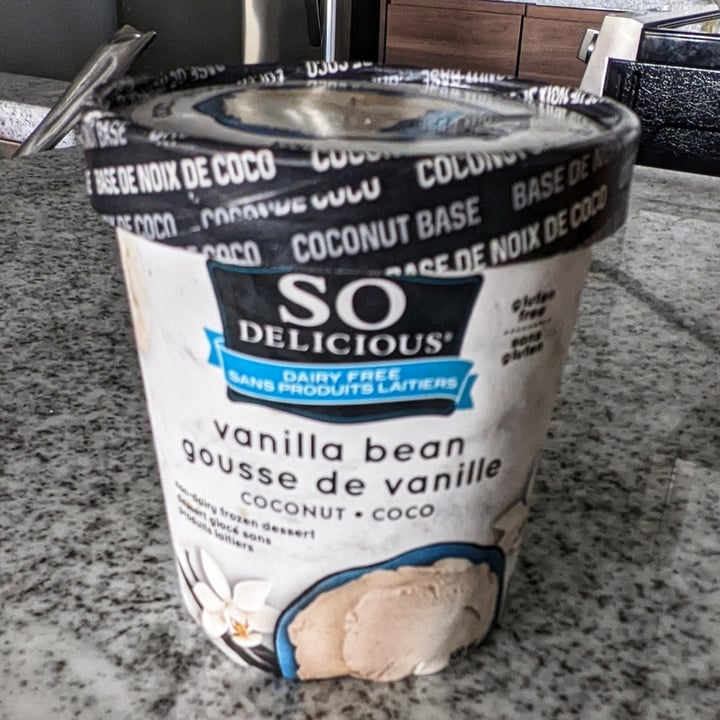 photo of So Delicious Dairy Free So delicious vanilla bean coconut milk dairy free shared by @stormm on  06 Aug 2022 - review