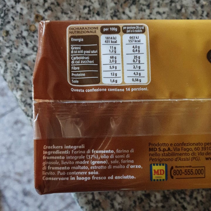 review photo of Ca’ Bianca Crackers integrali shared by @leik on 23 Feb 2022 - review