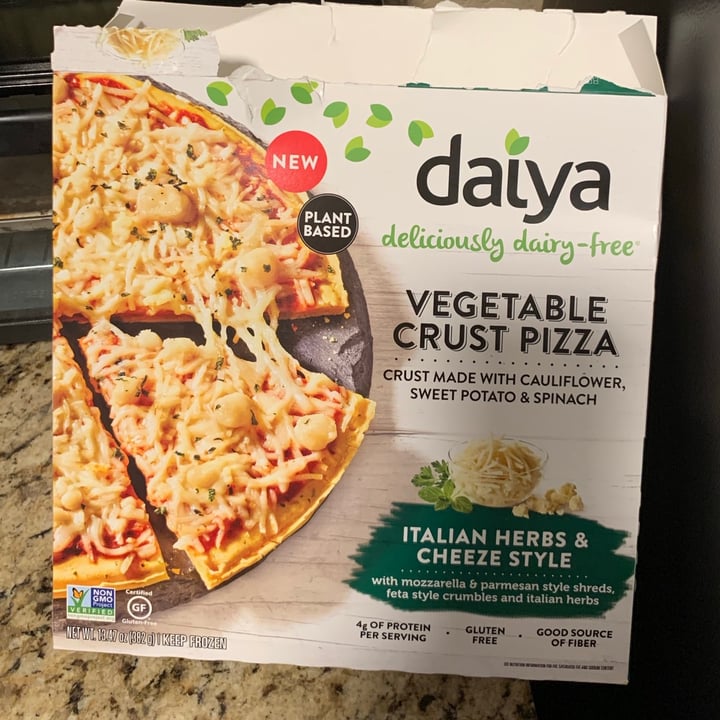 photo of Daiya Vegetable crust pizza, Italian Herb shared by @iloveteady on  01 Oct 2020 - review