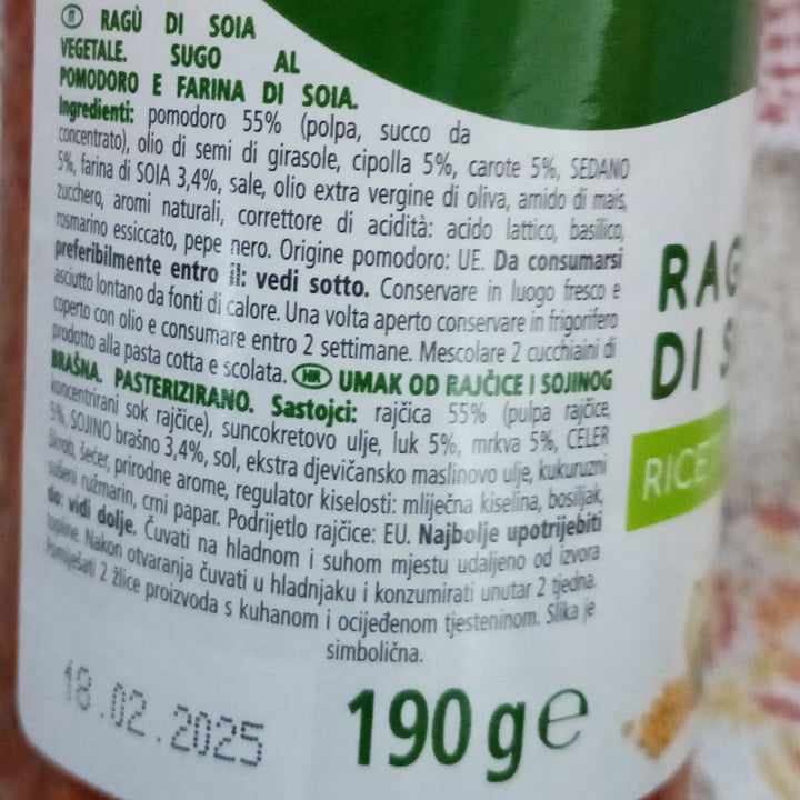 review photo of Fior di Natura Ragù Di Soia shared by @demenzia89 on 20 Jul 2022 - review