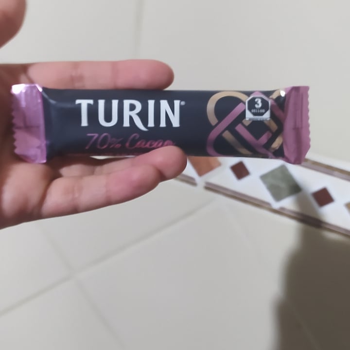 photo of Turin Chocolate 70% Cacao, barra 18g shared by @mildrethrobr on  01 Oct 2021 - review