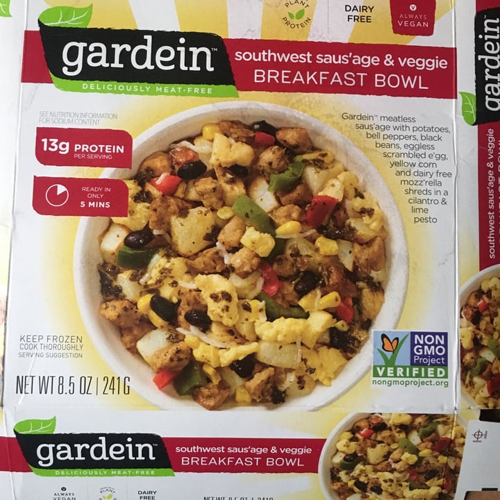 photo of Gardein Southwest Saus’age & Veggie Breakfast Bowl shared by @skeeter on  23 Jan 2021 - review