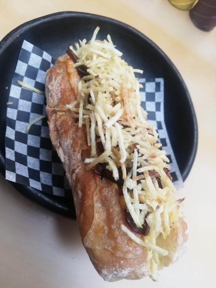 photo of Cafe Leon Interior 6 Local 3 Paseo Del Faro Vegan street dog shared by @ajenja on  19 Aug 2019 - review