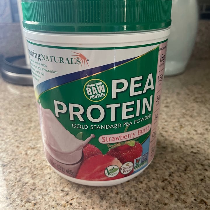 photo of Growing naturals Pea Protein powder shared by @veganbear67 on  26 Jun 2021 - review