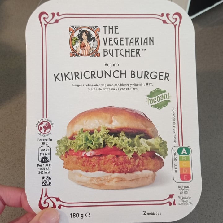 review photo of The Vegetarian Butcher Kikiricrunch Burger shared by @martajan on 26 Apr 2022 - review