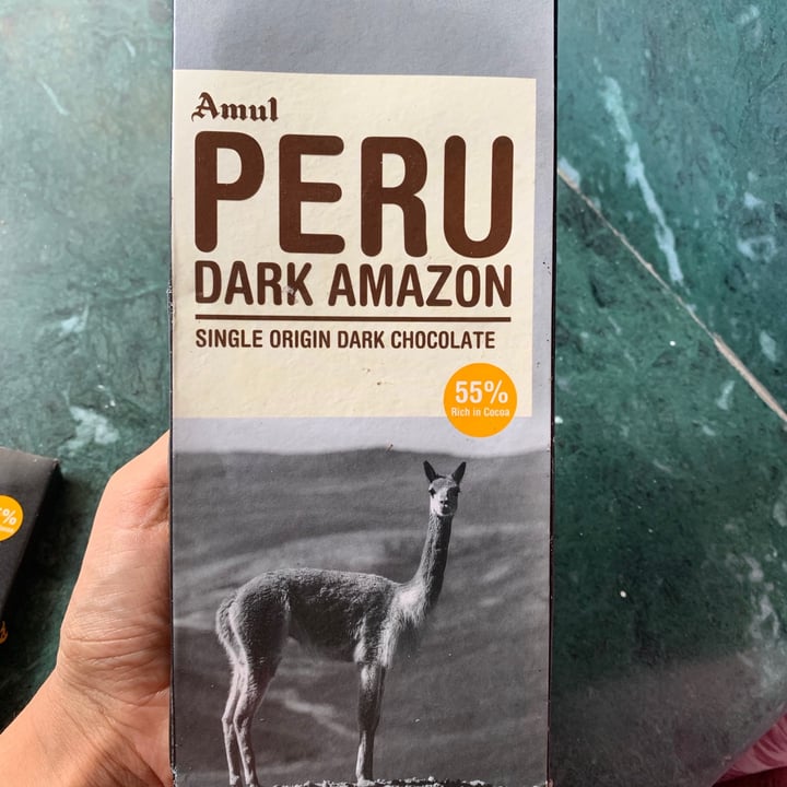 photo of Amul Peru Dark Amazon shared by @mitsubishi13 on  21 Jun 2020 - review