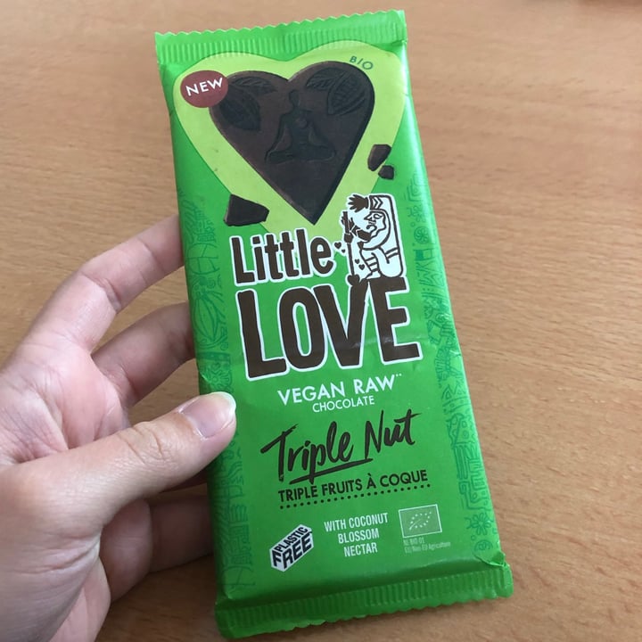 photo of Little Love Raw Chocolate Triple Nut shared by @nessaveg on  30 Sep 2021 - review