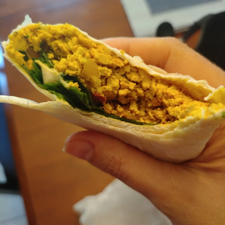 photo of Happy Goat Coffee Co. (Laurel) tofu wrap shared by @andreaalexandra on  06 Jun 2022 - review