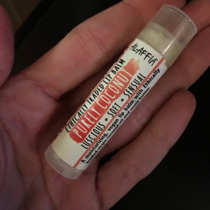 photo of Alaffia Ethically Traded Purely Coconut Lip Balm shared by @leilaniangel on  16 Sep 2020 - review