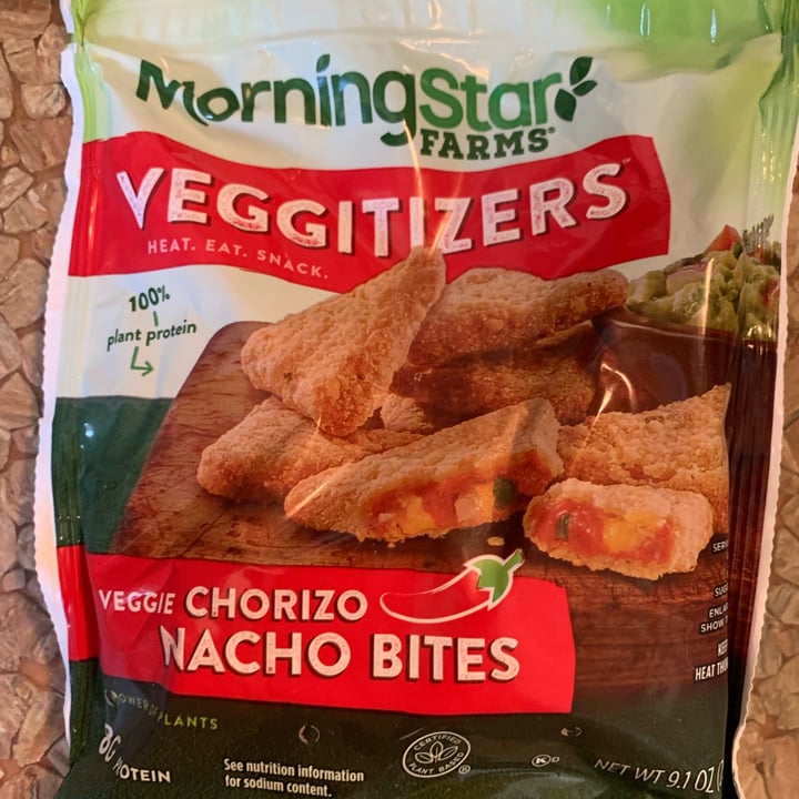photo of MorningStar Farms Veggitizers Veggie Chorizo Nachos Bites shared by @justjanet on  29 May 2022 - review