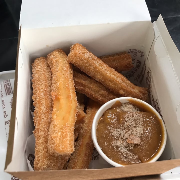 photo of Um Sonho de Coxinha (Cantina Vegana) Mini Churros shared by @evelinlima on  21 Oct 2022 - review