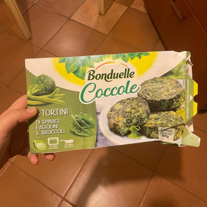 photo of Bonduelle Tortini Spinaci Fagiolini E Broccoli shared by @nebbia on  02 Dec 2022 - review