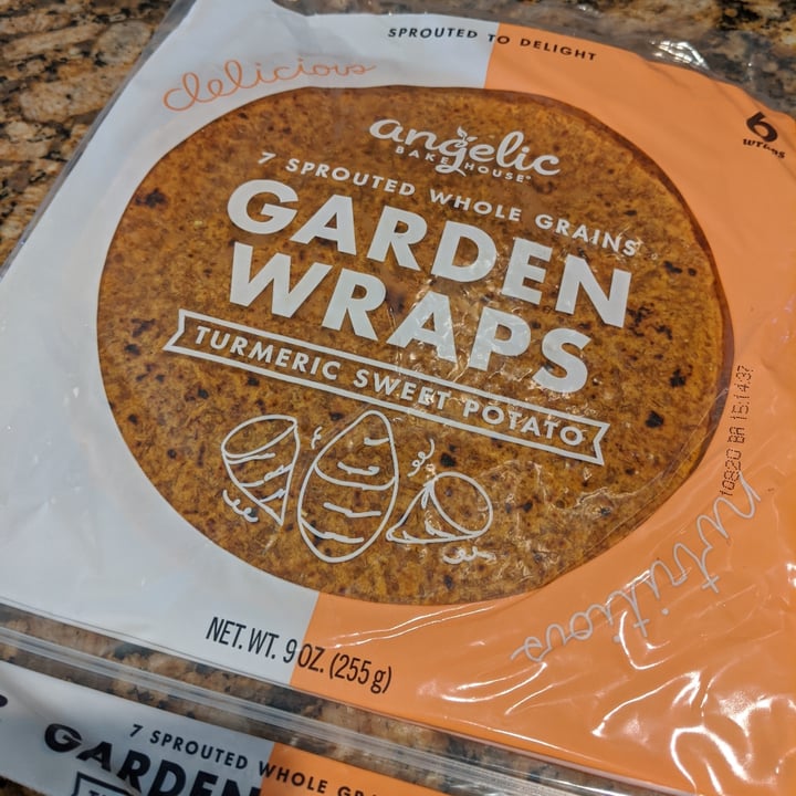 photo of Angelic Bakehouse Turmeric Sweet Potato Garden Wraps shared by @speckledfawn on  29 Aug 2020 - review