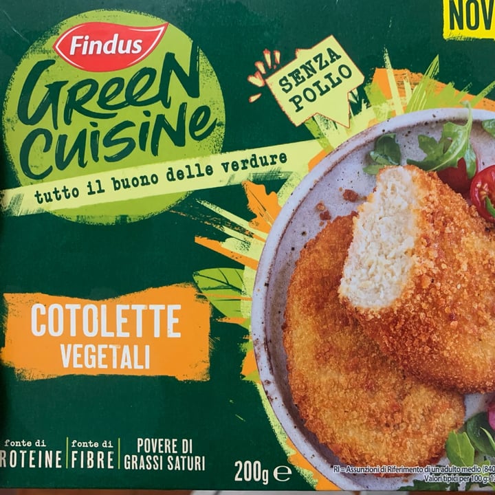 photo of Findus Cotolette Vegetali shared by @francescachieppa18 on  25 Jul 2022 - review