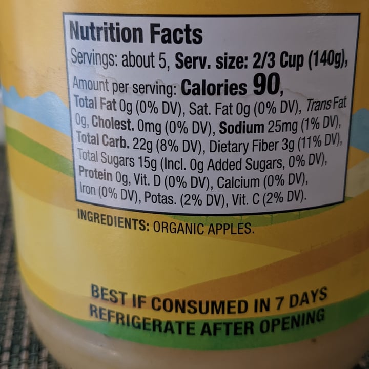 review photo of Natural Grocers Organic Apple Sauce shared by @ireros on 07 Dec 2021 - review