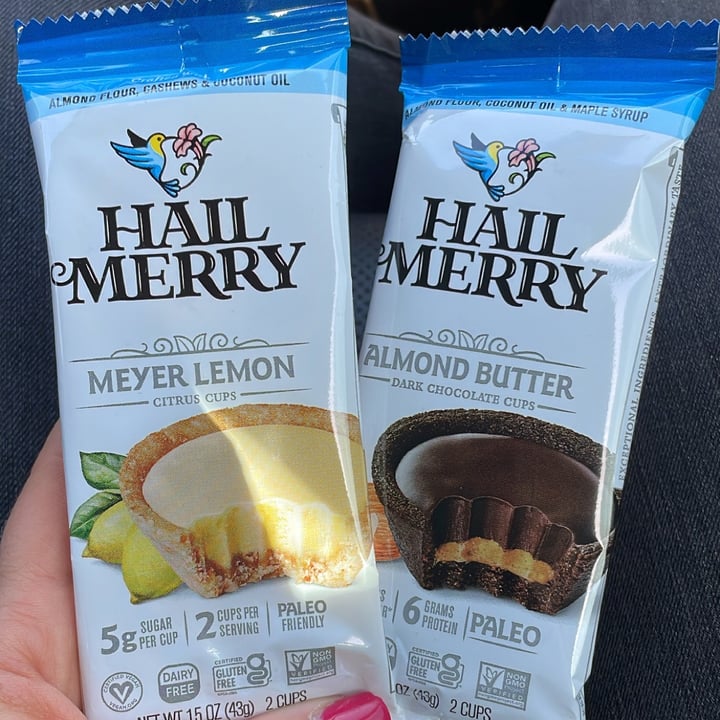 review photo of Hail Merry Meyer Lemon Cups shared by @plantbasedjax on 10 Apr 2022 - review
